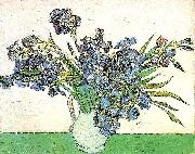 Still Life - Vase with Irises Vincent Van Gogh